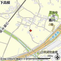 山口県山口市江崎下高根2793周辺の地図