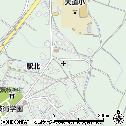 山口県防府市台道駅北522周辺の地図