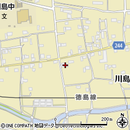 徳島県吉野川市川島町桑村2008周辺の地図