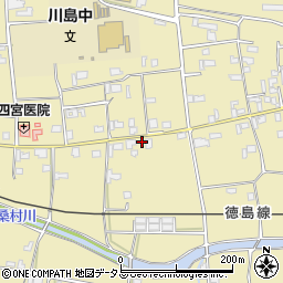 徳島県吉野川市川島町桑村1991周辺の地図