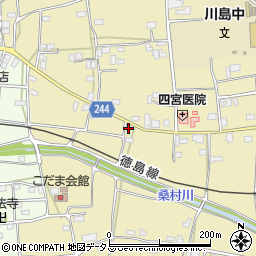 徳島県吉野川市川島町桑村1922-1周辺の地図