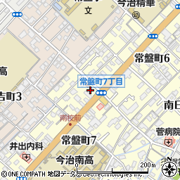 愛媛県今治市常盤町7丁目5-2周辺の地図