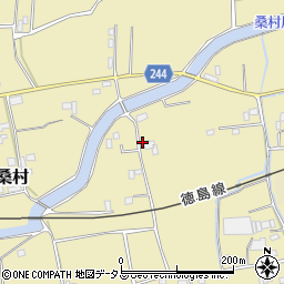 徳島県吉野川市川島町桑村2158-1周辺の地図