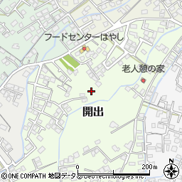 山口県防府市開出周辺の地図