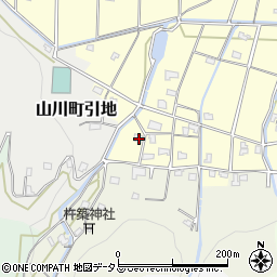 徳島県吉野川市山川町川田309周辺の地図