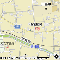 徳島県吉野川市川島町桑村2594周辺の地図