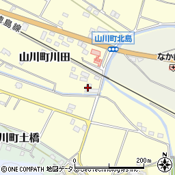 徳島県吉野川市山川町川田1040周辺の地図
