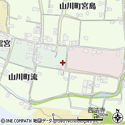 徳島県吉野川市山川町雲宮1周辺の地図