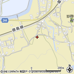 徳島県吉野川市川島町桑村935周辺の地図