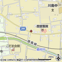 徳島県吉野川市川島町桑村2596周辺の地図