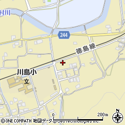 徳島県吉野川市川島町桑村917周辺の地図
