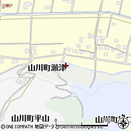 徳島県吉野川市山川町瀬津周辺の地図
