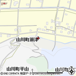 徳島県吉野川市山川町瀬津89周辺の地図
