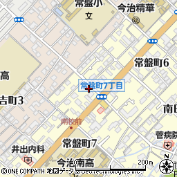 愛媛県今治市常盤町7丁目5-39周辺の地図