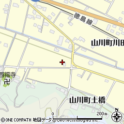 徳島県吉野川市山川町川田891周辺の地図