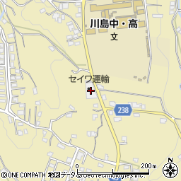 徳島県吉野川市川島町桑村502-1周辺の地図