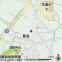 山口県防府市台道駅北488周辺の地図