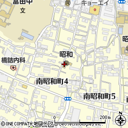 徳島市　昭和保育所周辺の地図
