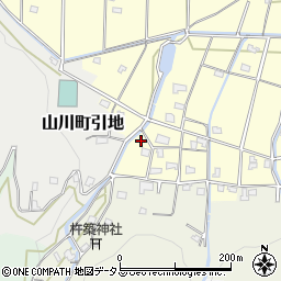 徳島県吉野川市山川町川田165周辺の地図