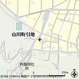 徳島県吉野川市山川町川田165-1周辺の地図