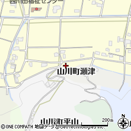 徳島県吉野川市山川町川田790周辺の地図