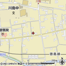 徳島県吉野川市川島町桑村2530周辺の地図