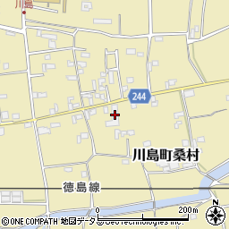 徳島県吉野川市川島町桑村2077周辺の地図