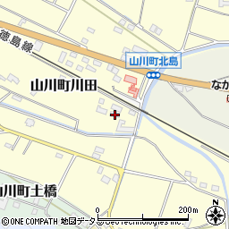 徳島県吉野川市山川町川田1043周辺の地図