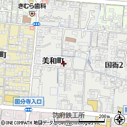 山口県防府市美和町3-23周辺の地図