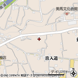 徳島県美馬市美馬町喜入道67周辺の地図
