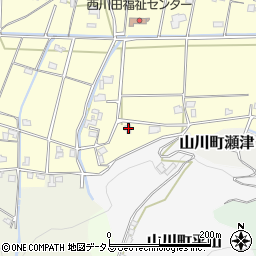 徳島県吉野川市山川町川田463周辺の地図