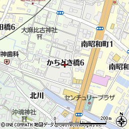 洛kachidoki周辺の地図