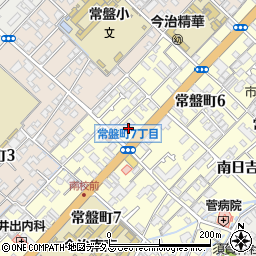 愛媛信用金庫常盤町支店周辺の地図