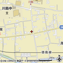 徳島県吉野川市川島町桑村1997周辺の地図
