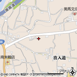徳島県美馬市美馬町喜入道68周辺の地図