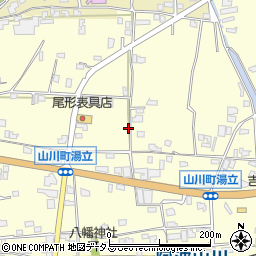 徳島県吉野川市山川町湯立周辺の地図