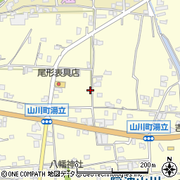 徳島県吉野川市山川町湯立周辺の地図