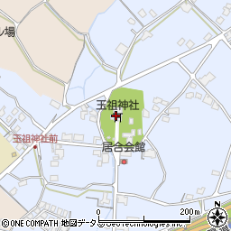 玉祖神社周辺の地図
