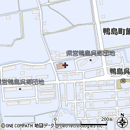 徳島県吉野川市鴨島町呉郷団地周辺の地図