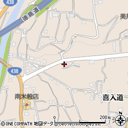 徳島県美馬市美馬町喜入道65周辺の地図