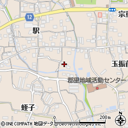 徳島県美馬市美馬町駅41周辺の地図