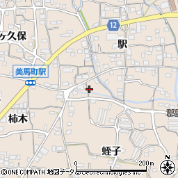 徳島県美馬市美馬町駅101周辺の地図