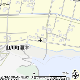 徳島県吉野川市山川町川田575周辺の地図