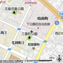 三浦皮膚科泌尿器科医院周辺の地図