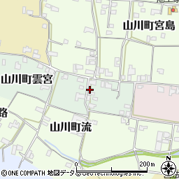 徳島県吉野川市山川町雲宮14周辺の地図