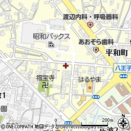 藤本工業社員住宅周辺の地図