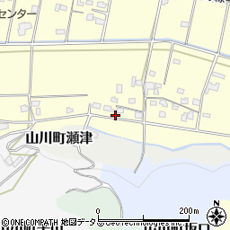徳島県吉野川市山川町川田564周辺の地図
