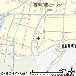 徳島県吉野川市山川町川田375-2周辺の地図