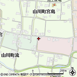 徳島県吉野川市山川町岩戸85周辺の地図