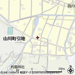 徳島県吉野川市山川町川田305周辺の地図